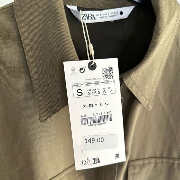 ZARA PATCHWORK JUMPSUIT LIMITED EDITION
KHAKI GREEN - Picture 11 of 11